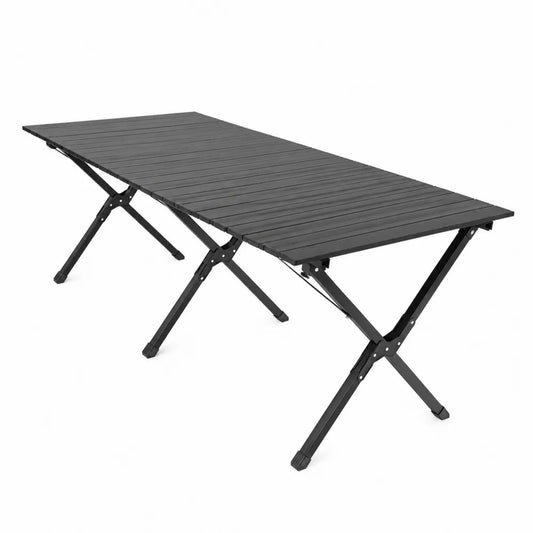 Klapptisch Aluminium Schwarz 180x74x70cm